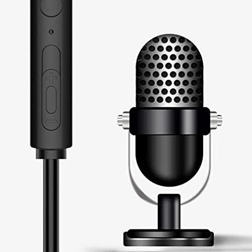 3.5mm Kopfhörer mit Subwoofer, Ohrhörer mit Einstellbarer Lautstärke, Musik Sport Gaming Headset mit Mikrofon Bild 4