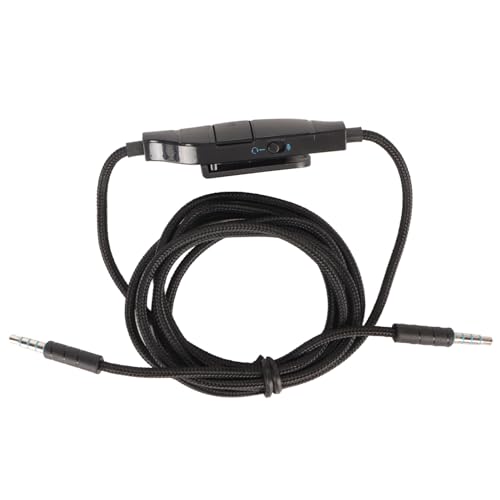 Ersatz-Soundkabel für G633 G933 G935 G635, 3,5-mm-Gaming-Headset-Aux-Kabel mit Integrierter Mikrofon-Stummschaltung und Lautstärkeregelung Bild 1