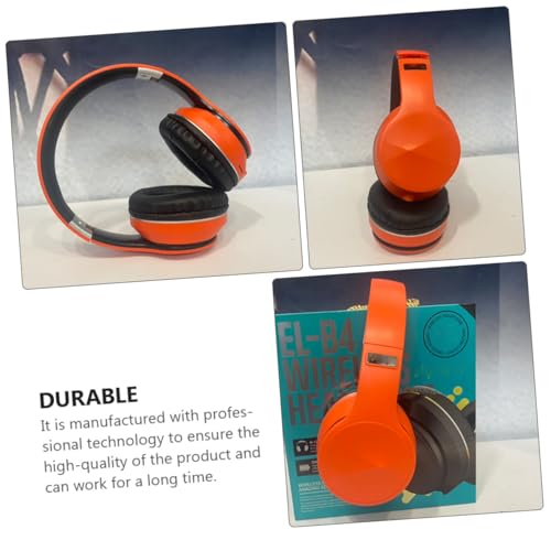 ibasenice Faltbares Headset Ergonomische Over-Ear Kopfhörer Mit Mikrofon Für Gaming Aux Unterstützung Verstellbares Design Tragbar Und Komfortabel Bild 4