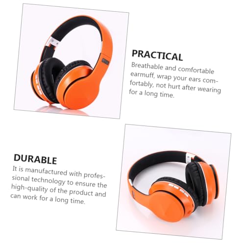 ibasenice Faltbares Headset Ergonomische Over-Ear Kopfhörer Mit Mikrofon Für Gaming Aux Unterstützung Verstellbares Design Tragbar Und Komfortabel Bild 7