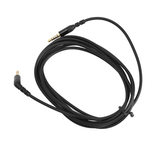 Fockety Ersatz-Audiokabel, 3,5 Mm, 5-polig, Ersatzkabel, Kompatibel mit Nova 7 / Nova Pro Gaming-Headset, 135-Grad-Winkel, 2 Meter/6,6 Fuß (schwarz) Bild 7