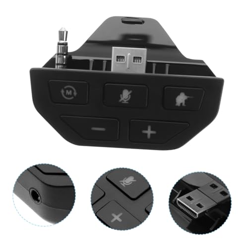 OSALADI 3stücke Stereo Headset Adapter Für One Audioanschluss Kompatibel Mit Gaming-headsets Langlebiges Material Für Spiele Ermöglicht Stereo-Sound Und Voice-Chat Bild 2
