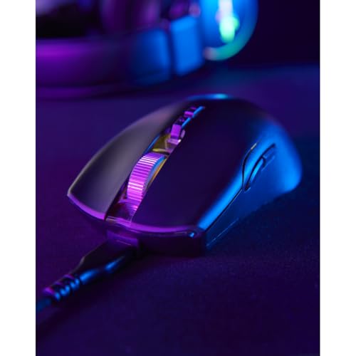 uRage Gaming-Maus Reaper 610 Wireless, kabellose Maus mit 9 programmierbaren Tasten, bis zu 16.000 DPI, 78 g, RGB-Beleuchtung, Gaming-Software, in schwarz Bild 3