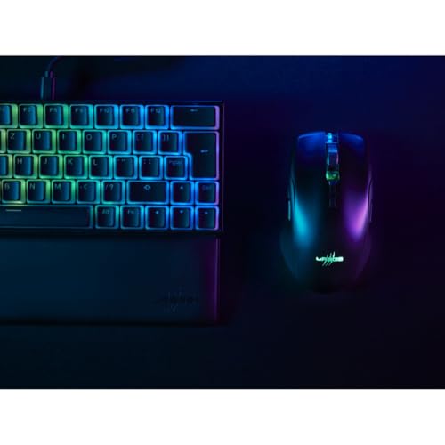 uRage Gaming-Maus Reaper 610 Wireless, kabellose Maus mit 9 programmierbaren Tasten, bis zu 16.000 DPI, 78 g, RGB-Beleuchtung, Gaming-Software, in schwarz Bild 5