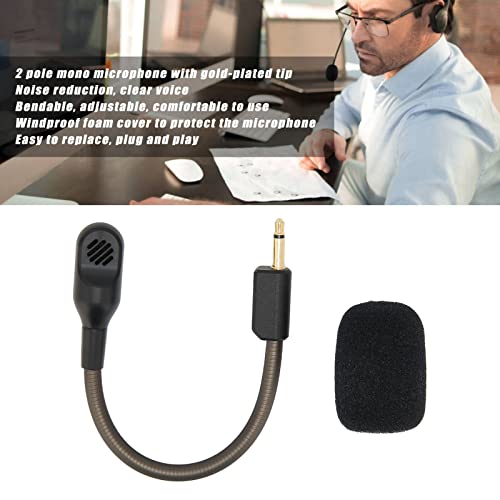 OKJHFD Kabel-Boom-Mikrofon, Abnehmbare Gaming-Headsets, 3,5-mm-Klinkenstecker, Geräuschunterdrückendes Mikrofon-Boom-Ersatzmikrofon Für Razer BlackShark V2 Bild 4