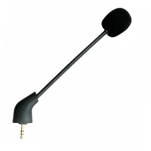 Ersatz 3,5mm Boom Mikrofon kompatibel zu Post-2021, Kingston HyperX Cloud 2 II Core Pro X, Mikrofon mit Rauschunterdrückung für PS5 Switch, Mac PC Bild 1