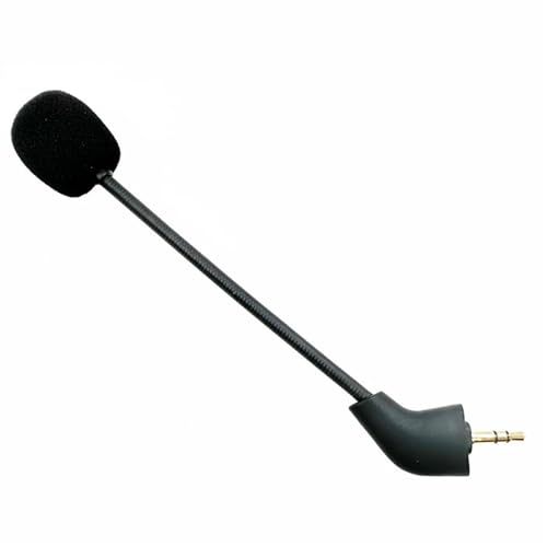 Ersatz 3,5mm Boom Mikrofon kompatibel zu Post-2021, Kingston HyperX Cloud 2 II Core Pro X, Mikrofon mit Rauschunterdrückung für PS5 Switch, Mac PC Bild 7