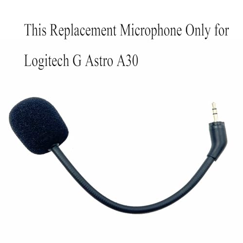 Mikrofon Ersatz kompatibel mit Logitech A30 Gaming Headsets Noise Cancelling Geräuschunterdrückung Mic,2.5 mm Jack Bild 2