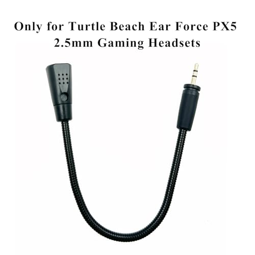 Mikrofon Ersatz kompatibel mit Turtle Beach Ear Force Turtle Beach Ear Force PX4 PX5 PX51 XP300 XP400 XP500 XP510 X4 X41 X42 500X Gaming Headsets Mic,2.5 mm Jack Bild 2