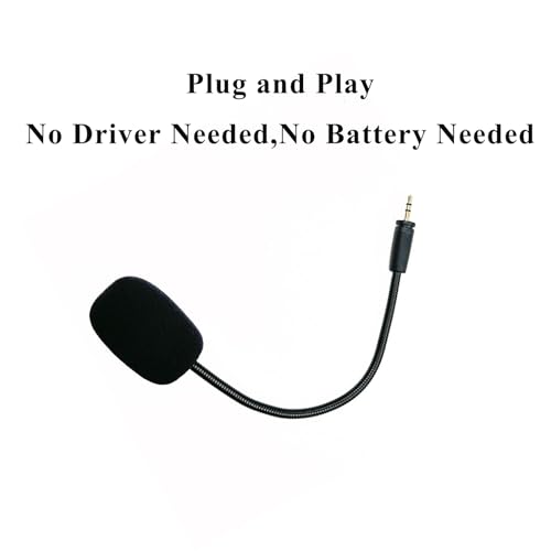 Mikrofon Ersatz kompatibel mit Turtle Beach Ear Force Turtle Beach Ear Force PX4 PX5 PX51 XP300 XP400 XP500 XP510 X4 X41 X42 500X Gaming Headsets Mic,2.5 mm Jack Bild 3