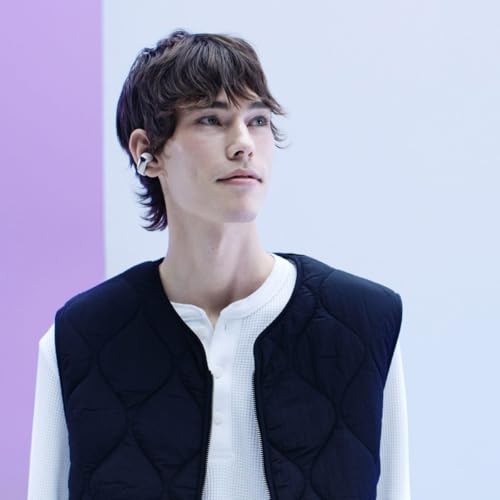 Bose Ultra Open Earbuds mit Bluetooth und OpenAudio Technologie, Clip On Kopfhörer, kabellose Open Ear Earbuds, immersive Audio, bis zu 48 Stunden Akkulaufzeit, Rauchweiß Bild 2