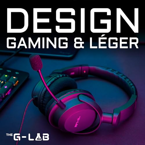 Cuffie Da Gioco - The G-Lab - KorP-Carbon - Nero - Microfono Staccabile - Compatibile Con Pc, Playstation, Xbox Bild 6