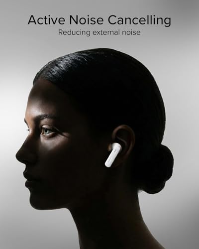 JAZ Maks – In-Ear True Wireless Stereo Ohrhörer, Aktive Geräuschunterdrückung, Ladeetui, HD-Mikrofon, Touch-Steuerung, für Smartphone, Tablet, Laptop, 24 Stunden Bild 4