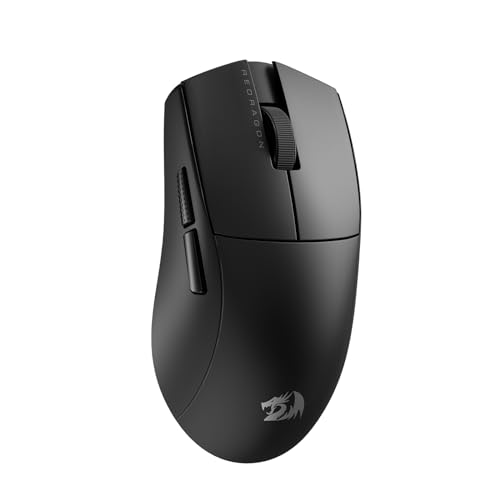 Redragon M916 PRO 3-Modus Wireless Gaming Maus, 49G Ultra-Leicht 26K DPI Maus mit Ergonomischem Natürlichem Griff, Voll Programmierbare Tasten, Software Unterstützt DIY Tastenbelegungen & DPI Bild 1