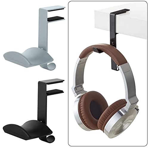 Halterung Universal Büroaufhänger Gaming Kopfhörer Ständer Halterung Display Rack Headset Halter Platzsparende Tischklemme (Farbe: A) Bild 4