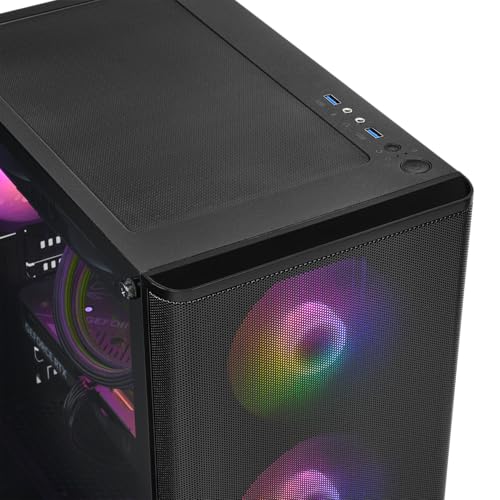 Basic Gaming Komplett PC Set Ryzen 3 3200G, 16 GB DDR4, 1000 GB SSD M.2, Windows 11 Pro 64bit + 24 Zoll Monitor + Tastatur, Maus, Headset Bundle Bild 5