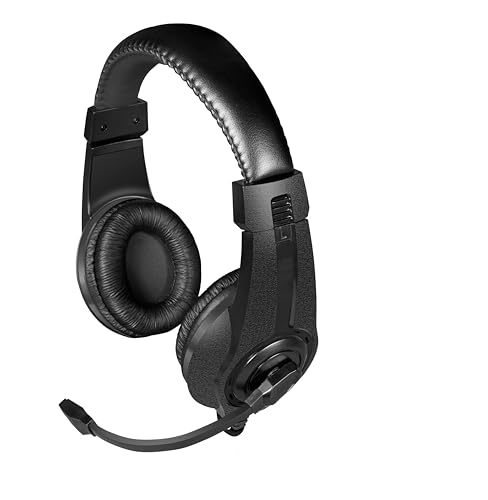 Speedlink LEGATOS Gaming-Headset kabelgebunden - leichtes Headset mit Mikrofon und Kabelfernbedienung, kompatibel mit PC, PS5, PS4, Xbox, Switch, 3,5 mm Klinkenstecker inkl. Y-Adapter, schwarz Bild 3