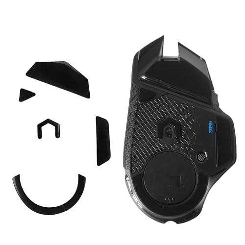 kwmobile Mouse Feet Sticker kompatibel mit Logitech G502 Wireless Ersatz Glider - Mausfüße passgenau - Maus Glides in Schwarz Bild 7