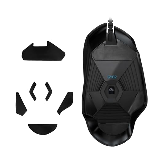 kwmobile Mouse Feet Sticker kompatibel mit Logitech G402 Ersatz Glider - Mausfüße passgenau - Maus Glides in Schwarz Bild 7