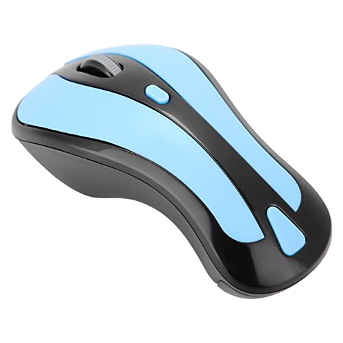 Tbest 6D Gyroskop 2,4 G Unermüdliche Optische Luftmaus USB-Empfänger für PC Box, Zubehör Tastatur, Maus und Demonstrationsstift (blau und schwarz) Bild 1