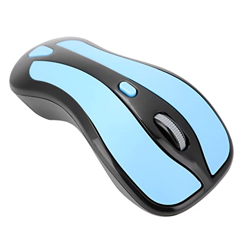 Tbest 6D Gyroskop 2,4 G Unermüdliche Optische Luftmaus USB-Empfänger für PC Box, Zubehör Tastatur, Maus und Demonstrationsstift (blau und schwarz) Bild 4