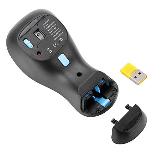 Tbest 6D Gyroskop 2,4 G Unermüdliche Optische Luftmaus USB-Empfänger für PC Box, Zubehör Tastatur, Maus und Demonstrationsstift (blau und schwarz) Bild 7