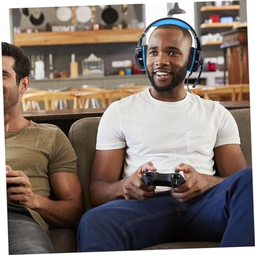 OSALADI Kabelkopfhörer Für Gaming Headset Für Pc Mit Adapter Leuchtendes Kopfhörer-Headset Kopfmontiert Für Computer Bild 4