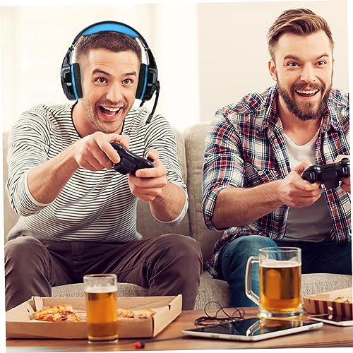 OSALADI Kabelkopfhörer Für Gaming Headset Für Pc Mit Adapter Leuchtendes Kopfhörer-Headset Kopfmontiert Für Computer Bild 7