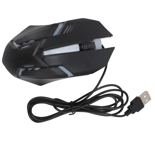 Vikye USB-Gaming-Maus, Kabelgebunden, 1000 DPI, 3 Tasten, Computermaus, RGB, Ergonomische Maus, 1,2 M Kabel für Büro-PC, Laptop Bild 5