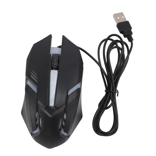 Vikye USB-Gaming-Maus, Kabelgebunden, 1000 DPI, 3 Tasten, Computermaus, RGB, Ergonomische Maus, 1,2 M Kabel für Büro-PC, Laptop Bild 6