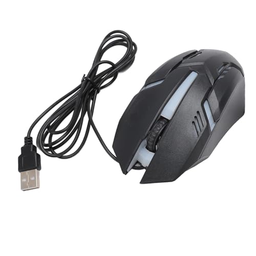 Vikye USB-Gaming-Maus, Kabelgebunden, 1000 DPI, 3 Tasten, Computermaus, RGB, Ergonomische Maus, 1,2 M Kabel für Büro-PC, Laptop Bild 7
