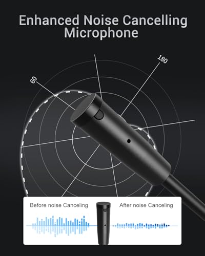 NUBWO N7 Gaming Headset für PS4, PS5, PC, Nintendo Switch, Xbox, Headset mit Mikrofon, Gaming Kopfhörer mit Mikrofon, Noise Cancelling Kopfhörer mit 3.5mm Klinke Schwarz Bild 4
