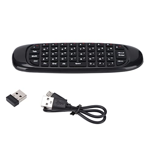 air Mouse Fernbedienung mit Tastatur,Air Mouse Fernbedienung,Tastatur-Maus,2,4 G Kabellose Technologie,Automatischer Schlafmodus,Tragbare -Funktastatur. Tastatur,Maus Und Präsentationsstift Bild 6