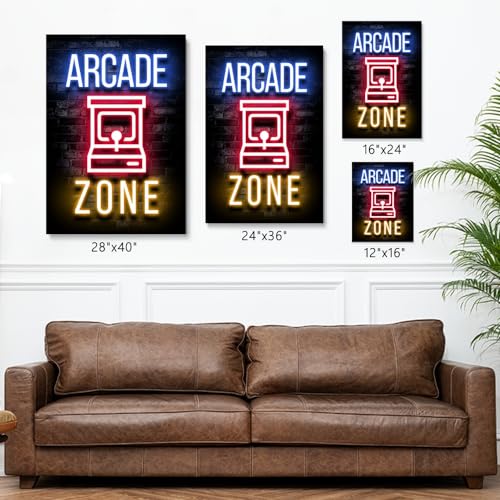 Fchen art Farbenfrohes Graffiti-Gaming-Thema, Leinwandbild, Arcade-Gaming-Poster, Wandkunst, Gamer, Wanddekoration, Videospiel-Poster, Gamer, Griff, Playstation, Tastatur, Headset, Bild 3