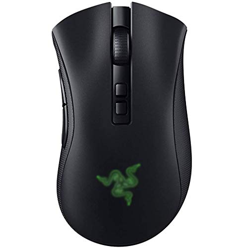 RajoNN Mice Kabellose Gaming-Computermaus, optischer 20K-DPI-Sensor, RGB-Chroma-Beleuchtung, 70 Stunden Akkulaufzeit, 8 programmierbare Tasten, Bluetooth- und USB-Verbindung, für Gamer Bild 1