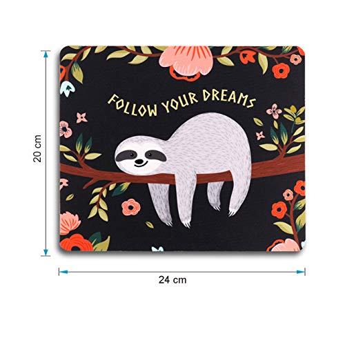 AOKSUNOVA Mauspad Klein mit Motiv 24 x 20cm Meer Mauspad mit Design Kleines Mousepad Bild 2
