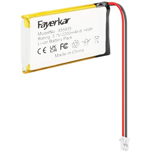 Faryerkar 3.7 V 2200 mAh Li-Ionen Akku für Logitech G933, G533, G935, G933S, G533S Wireless Artemis Spectrum Gaming Headset Akku Ersatz, kompatibel mit 533-000132 DIY Bild 1