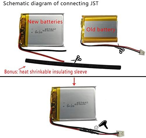 Faryerkar 3.7 V 2200 mAh Li-Ionen Akku für Logitech G933, G533, G935, G933S, G533S Wireless Artemis Spectrum Gaming Headset Akku Ersatz, kompatibel mit 533-000132 DIY Bild 6