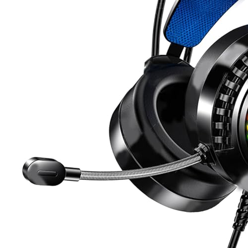 VBESTLIFE USB-Gaming-Headset für PC, Computer-Kopfhörer mit Mikrofon, 7.1-Soundkanal, Dual 3,5 Mm und USB-RGB-Computer-Gaming-Kopfhörer Bild 6