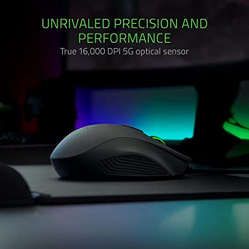 RajoNN Mice Gaming-Maus, 16.000 DPI optischer Sensor, Chroma-RGB-Beleuchtung, austauschbare Seitenplatten-Computermäuse mit 2, 7, 12 Tastenkonfigurationen, mechanische Schalter Bild 5