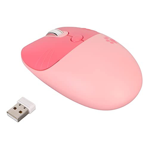 VBESTLIFE Kabellose Maus, 2,4 G Kabellose Optische Maus, Süße Katze, Leise Maus mit USB-Empfänger, 3 Stufen DPI Einstellbar, Geräuschlose Nutzung, für Laptop, Computer, Bild 5