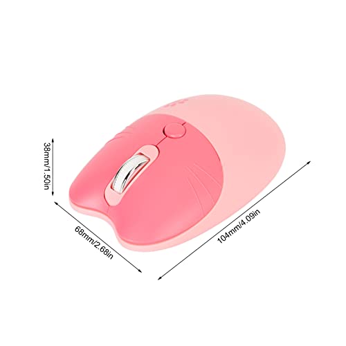 VBESTLIFE Kabellose Maus, 2,4 G Kabellose Optische Maus, Süße Katze, Leise Maus mit USB-Empfänger, 3 Stufen DPI Einstellbar, Geräuschlose Nutzung, für Laptop, Computer, Bild 6