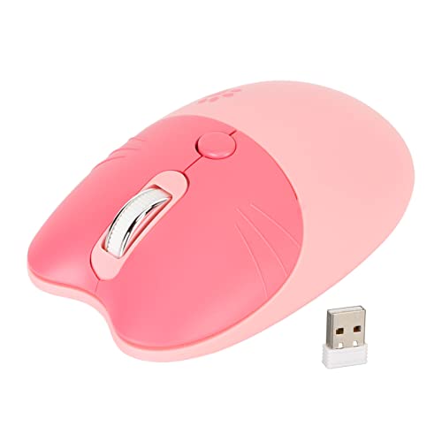 VBESTLIFE Kabellose Maus, 2,4 G Kabellose Optische Maus, Süße Katze, Leise Maus mit USB-Empfänger, 3 Stufen DPI Einstellbar, Geräuschlose Nutzung, für Laptop, Computer, Bild 7