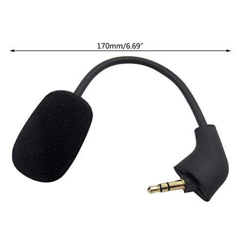 Ersatz-Game-Mikrofon, 3,5 mm Mikrofon für II Gaming-Headsets, Kopfhörer, Kopfhörerhülle, Kopfhörerhülle, Halterung, Kopfhörerhülle, mit Clip-Kopfhörerhülle, Silikon-Kopfhörerhülle in Bild 2