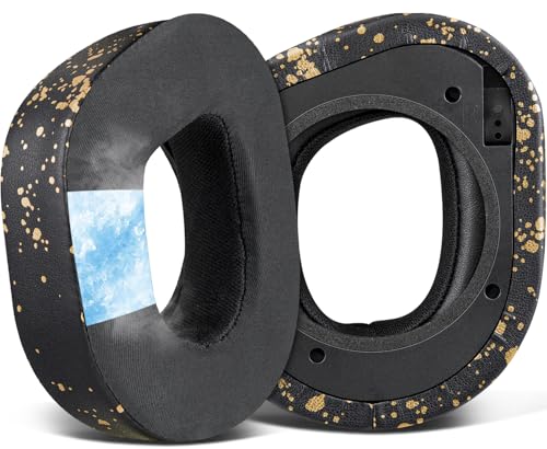 SOULWIT Kühlgel Ersatzpolster Ersatz Ohrpolster für Turtle Beach Stealth 700 Gen 2/700 Gen2 MAX Wireless Gaming Headset, Polster mit EIS-Seide-Stoff, Geräuschisolierung aus Schaum Bild 1