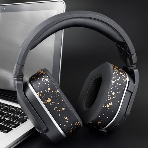 SOULWIT Kühlgel Ersatzpolster Ersatz Ohrpolster für Turtle Beach Stealth 700 Gen 2/700 Gen2 MAX Wireless Gaming Headset, Polster mit EIS-Seide-Stoff, Geräuschisolierung aus Schaum Bild 5