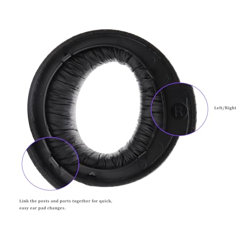 Ersatz-Ohrpolster kompatibel mit Sony PS5 Pulse 3D Wireless Gaming Headset - atmungsaktiver Schaumstoff für PlayStation 5 PS5 Pulse 3D Modell - Geräuschisolierung & Gaming Audio Bild 3