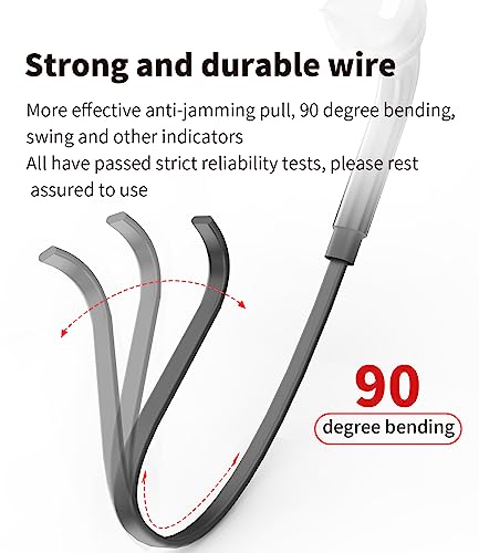 In-Ear-Kopfhörer mit Mikrofon (2 Pack) Kopfhörer mit Kabel Kopfhörer 3,5 mm Klinkenkabel Headphones Gaming Earbuds Sport Headset Musik kompatibel mit Samsung PC PS5 kompatibel mit Huawei Bild 6
