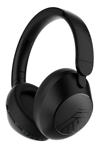 PowerLocus Bluetooth Kopfhörer Over Ear, Kopfhörer Kabellos Bluetooth mit Mikrofon, 70std Spielzeit, HiFi Stereo Tiefer Bass,Faltbares Wireless Headphones für Reisen/Handy/PC Bild 1