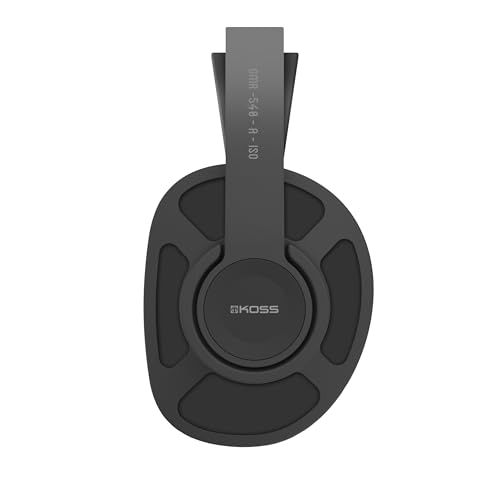 Koss GMR540A ISO Over-Ear-Gaming-Kopfhörer mit geschlossener Rückseite, abnehmbares Boom-Mikrofon, ultraleichtes und langlebiges Design, Schwarz und Rot Bild 3